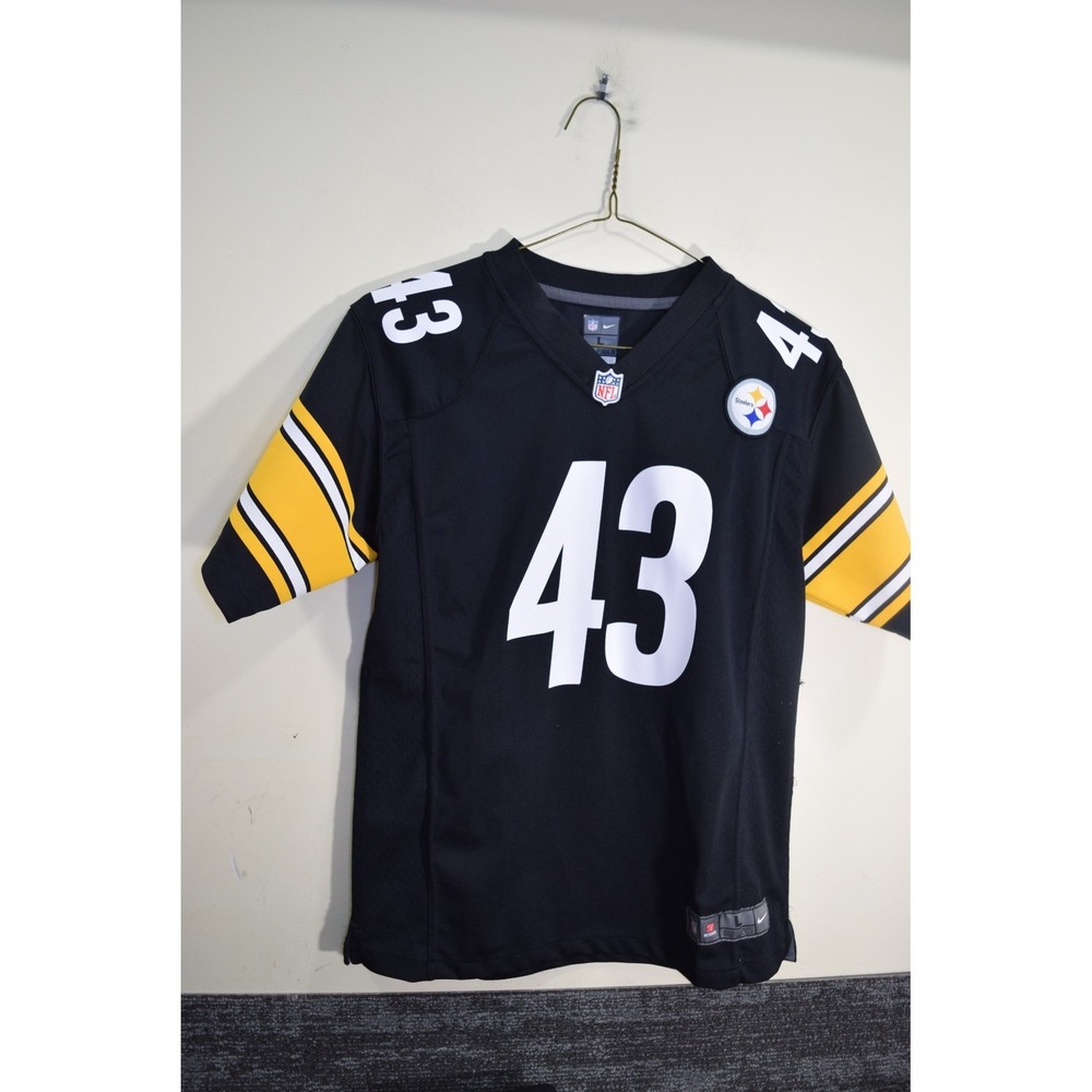 Pittsburgh Steelers Troy Polamalu #43 Nike On Field Jersey BOYS L Very Nice
